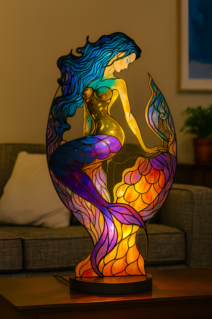 Ariel | Očarující lampa mořské panny