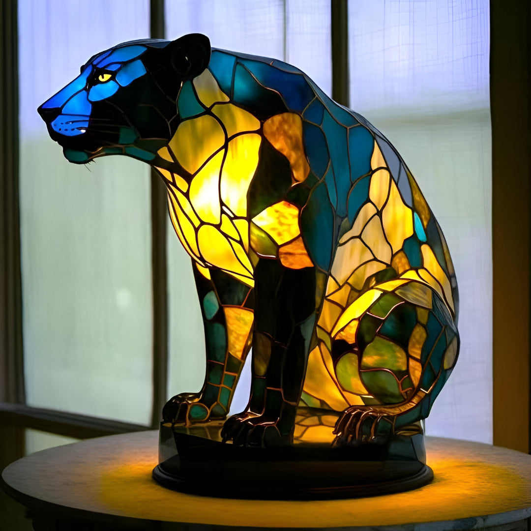 Okouzlující lampa s panterem | Design tygra